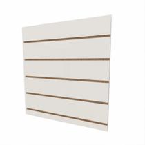 Expositor canaletado 18mm Branco Texturizado altura 60 cm comp 60 cm