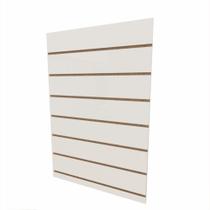 Expositor canaletado 18mm Branco Texturizado altura 90 cm comp 60 cm Expositor canaletado 18mm Branco Texturizado altura 90 cm comp 60 cm