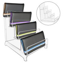 Expositor Carteira Suporte Loja Vitrine Display Prateleira Organizador Balcão Exposição Expositor Carteira Suporte Loja Vitrine Display Prateleira Organizador Balcão Exposição