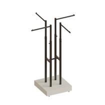 Expositor com 4 Braços cabideiros - Robust Base Em MDF Comac