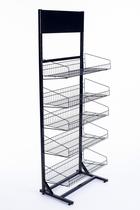 Expositor com 5 Cestos De 60 Cm x 30 Cm Desmontável e Reforçado