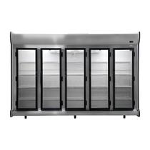 Expositor conserv fricon auto servico 2375litros 05portas inox 220v Expositor conserv fricon auto servico 2375litros 05portas inox 220v