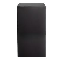 Expositor Cubo Tablado Foto Vitrine 70x35x35cm Mdf Preto