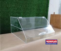 Expositor de acrilico para pães e cookies