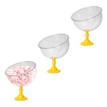 Expositor De Balas Em Acrilico 3pçs Elegante Resistente