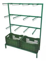 Expositor de banana com caixa Expositor de banana com caixa