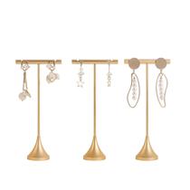 Expositor de brincos Gemeshou Gold T bar 13 cm de altura 3 unidades