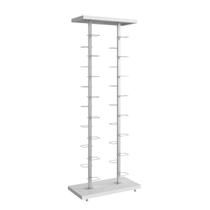 Expositor de Calçados com 2 Colunas e 30 Suportes Aramados Screw Comac