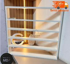 Expositor De Esmaltes De Mdf Branco - 67X64X7