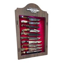 Expositor De Facas 10 Facas Luxo Organizador Faca