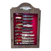 Expositor De Facas 10 Facas Luxo Organizador Faca Com Porta