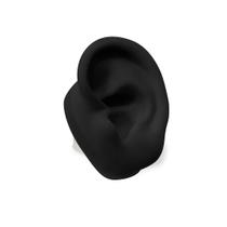 Expositor De Jóia Orelha De Silicone - Preta - Base Oval Expositor De Jóia Orelha De Silicone - Preta - Base Oval