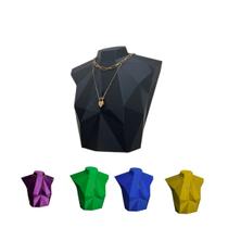 Expositor de Joias Busto para Colares e Choker Suporte para Joias e Bijuterias