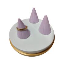Expositor de Joias de Anel - Mini Cones - Candy Lilas