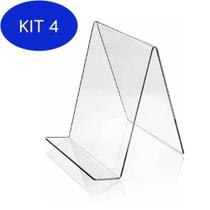 Expositor de livros kit 10 - Mundiall acrílicos