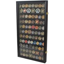 Expositor de moedas DisplayGifts Military Challenge Wall Rack Expositor de moedas DisplayGifts Military Challenge Wall Rack