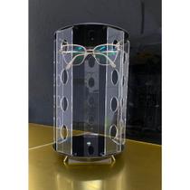 Expositor de Óculos Acrílico Giratório Luxo