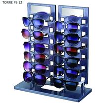 Expositor de Óculos Duplo - Para 12 óculos - Com Espelho!