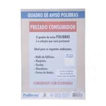 Expositor De Parede A5 - Cristal Polibras - Polibrás Expositor De Parede A5 - Cristal Polibras - Polibrás