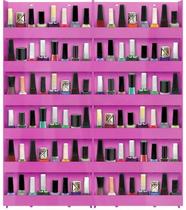 Expositor de Parede Para Esmaltes 12 bandejas - Pink