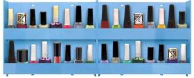 Expositor de Parede Para Esmaltes 4 bandejas - Verde Limão