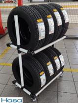 Expositor de pneus - carro / moto - aluminio