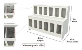 Expositor De Ração Pet Box 12 Divisões Cães Gatos Balcão Mdp Expositor De Ração Pet Box 12 Divisões Cães Gatos Balcão Mdp