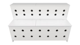 Expositor De Ração Pet Box 14 Divisões + Mesa P/ Balança Mdp