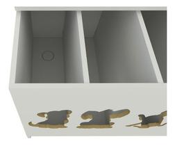 Expositor De Ração, Pet Box 9 Divisões (cães, Gatos, Balcão) - VETORIAL MÓVEIS