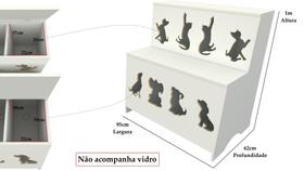 Expositor De Ração: Pet Box Kids 08 Divisões