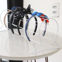 Expositor de Tiara Aramado Individual - Branco - 0,50 m