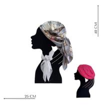 Expositor De Turbante Leços Bandana - Veludo Preto