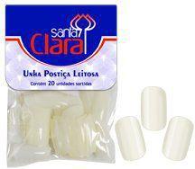 Expositor De Unha Postiça Leitosa 24 Pacotes - Com 20 Unidades Cada