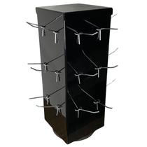 Expositor Display De Balcão Com 24 Ganchos Giratório de Acrílico