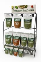 Expositor Display de Balcão Mercearia Ganchos Mesa Mercado Lojas Conveniências