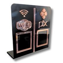 Expositor DUPLO WI-FI - PIX - Preto com Rosé Expositor DUPLO WI-FI - PIX - Preto com Rosé