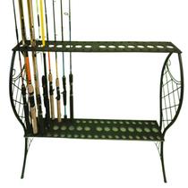 Expositor e organizador para varas de pesca - 56 varas Expositor e organizador para varas de pesca - 56 varas