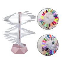 Expositor Esmaltes 60 Unhas Transparentes Mostruário Espiral Expositor Esmaltes 60 Unhas Transparentes Mostruário Espiral