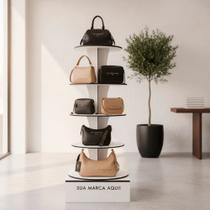 Expositor Giratório Arara Para Bolsas E Acessórios Para Lojista ENVIO DESMONTADA Expositor Giratório Arara Para Bolsas E Acessórios Para Lojista ENVIO DESMONTADA