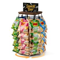 Expositor Giratório de Snacks PUERSI com 5 Níveis e 40 Presilhas