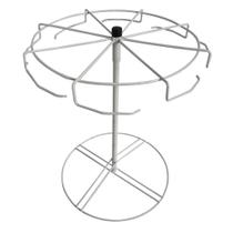 Expositor Giratório Para Balção Com 8 Ganchos Branco