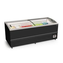 Expositor Ilha Congelamento Premium Inverter Eipr2100 Preto 220V Refrimate Expositor Ilha Congelamento Premium Inverter Eipr2100 Preto 220V Refrimate