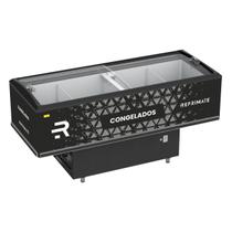 Expositor Ilha Vanguard Top de Congelados e Resfriados Vidro Semicurvo 2,00m EIVT 2000 - Refrimate 127V Expositor Ilha Vanguard Top de Congelados e Resfriados Vidro Semicurvo 2,00m EIVT 2000 - Refrimate 127V
