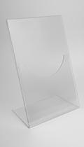 Expositor L Acrílico 10x15cm Transparente - Kit 10