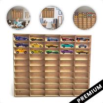 Expositor Organizador Mdf Cru Porta Carrinhos Infantil Brinquedo Estante Nicho 50 Carros Miniatura Expositor Organizador Mdf Cru Porta Carrinhos Infantil Brinquedo Estante Nicho 50 Carros Miniatura