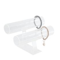 Expositor Organizador Pulseira Relógio Duplo Acrílico Transparente Expositor Organizador Pulseira Relógio Duplo Acrílico Transparente