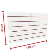Expositor painel canaletado moveis loja mdf canaleta branco