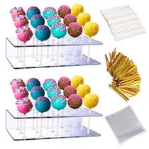 Expositor para Cake Pops com 300 Palitos e Embalagens