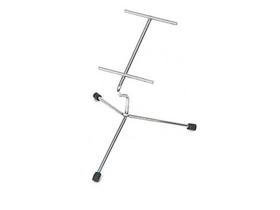 Expositor Para Calçado Pe de Galinha Cromado Medidas:20 Cm