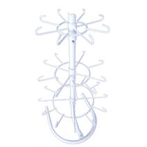 Expositor Para Chaveiro Com 3 Gancheiras Cor Do Produto Epoxi:Branco